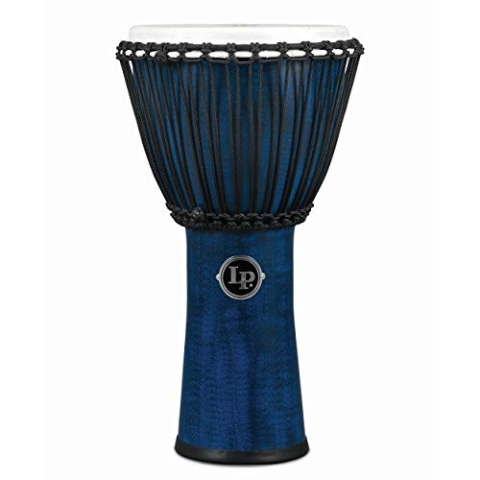 LP Latin Percussion Djembe World Beat FX Rope Tuned 11" Blau LP724B