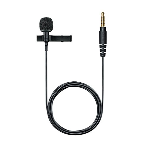 Shure MVL/A – Ansteckbares Kondensator-Lavaliermikrofon mit 3,5 mm Klinkeneingang für mobiles Recording mit dem Smartphone oder Tablet