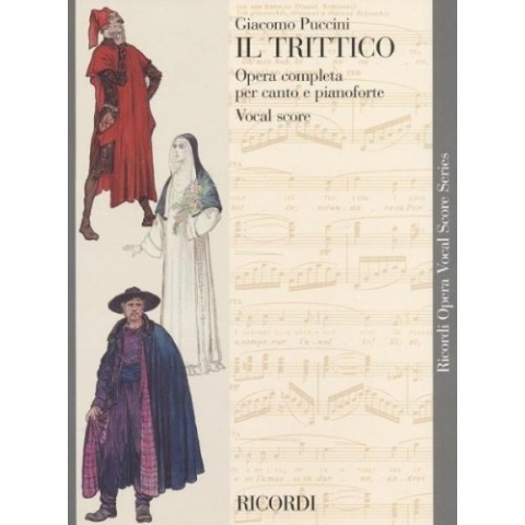 RICORDI PUCCINI G. - TRITTICO - BROCHURE - CHANT ET PIANO