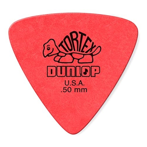 JIM DUNLOP Plektrum Tortex Triangel 0,50mm 72 Stück