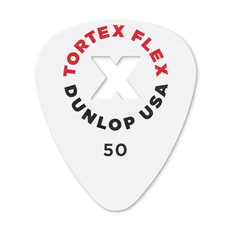 Jim Dunlop Tortex® Flex™ X Plektrum, 0,50 mm, 72 Stück