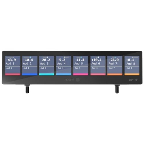 ICON PRO AUDIO D4 OLED-Display für P1-X | Erweiterung der Bedienoberfläche für P1-X USB MIDI DAW Controller