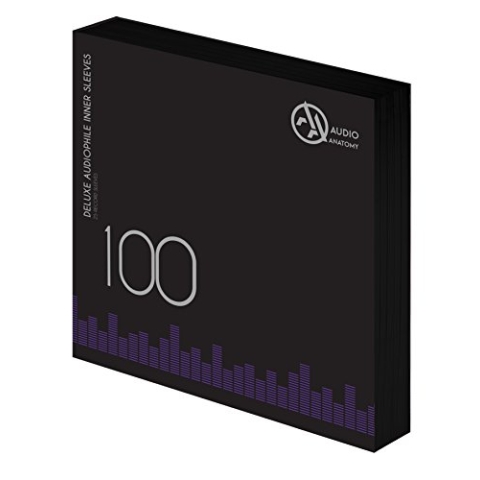 AA Audio Anatomy Anatomy Vinyl-Innenhüllen 12“ - Schwarz, 100 Stück unknown [Vinyl LP]