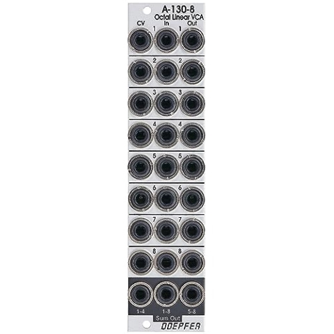 Doepfer A-130-8 Octal linear VCA - VCA Modular Synthesizer