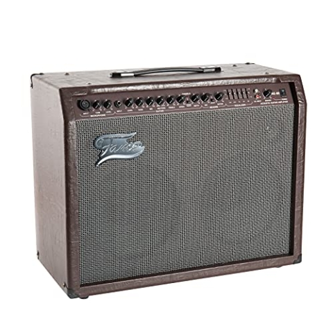 Fame AE-60 Akustik-Verstärker mit 60 Watt Leistung, 2 Kanäle für Gitarre und Gesang, Chorus, Reverb, CD-Input und globalem Equalizer