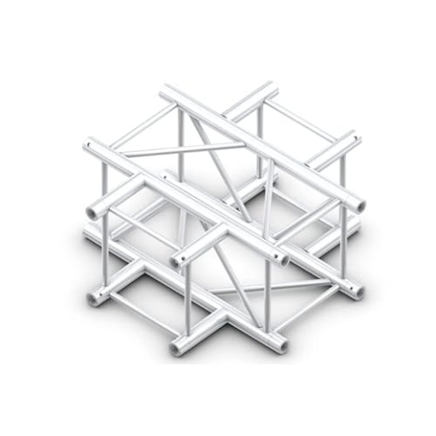 Milos Pro-40 Square F Truss - Cross 4-way QCLF41-90° corner - heavy duty - F