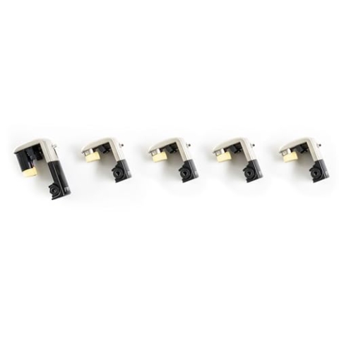 Fame Pro Trigger Pack, Professionelles 5-teiliges E-Drum Trigger Set, Universal, Aluminium/Kunststoff, Hybrid Drumming, Kompatibel mit allen E-Drum Herstellern, Hohe Dynamikrange