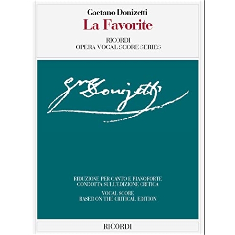RICORDI DONIZETTI G. - FAVORITE - CHANT ET PIANO
