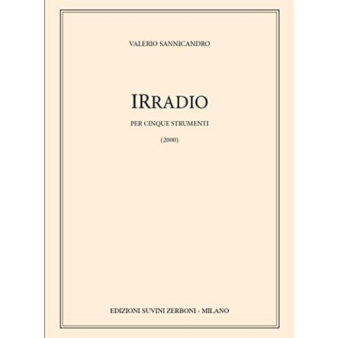 Valerio Sannicandro-Irradio-SCORE