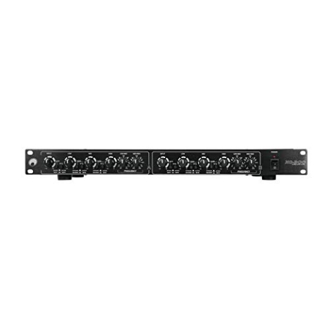 Omnitronic XO-300 Aktive Frequenzweiche | Aktive Frequenzweiche, Stereo-3-Wege-Betrieb | Symmetrische Ein- und Ausgänge über XLR-Buchsen