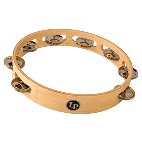 LP Latin Percussion LP861600 Tambourin Professional 10" Holz einreihig