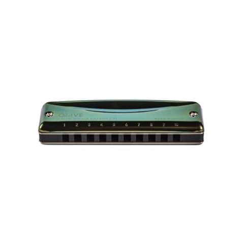 Suzuki Olive Diatonic Harmonica in the key of C