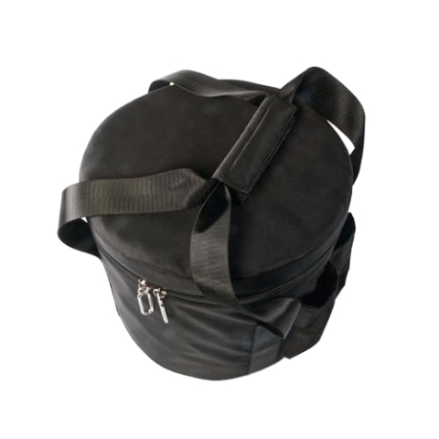 Fame Klangschalen Tasche 6"-8", Professionelle Tragetasche, Schutz und Transport, Ergonomische Griffe, Herausnehmbares Innenpolster, Geeignet für 6"-8" Klangschalen
