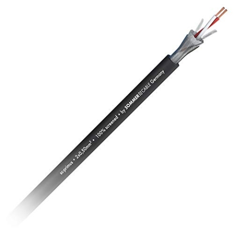 Sommer Cable 3030744D Mikrofonkabel Sc-Primus 2 x 0,50 mm2 Frnc Ø 6,50 mm 100% geschirmt 200-0151F