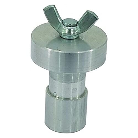 EUROLITE TVA-10S Adapter | Mit TV-Zapfen (28 mm) und Gewinde (M10-Flügelschraube), Maximallast WLL 100 kg