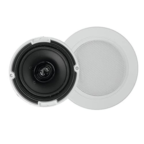 OMNITRONIC CSC-3 Deckenlautsprecher | 2 Wege-Koaxiallautsprecher, LF: 3,5" HF: 0,75", 100 V, 6 W RMS Ø 125 mm