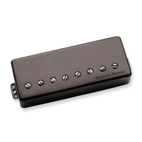 Seymour Duncan Pegasus, Bridge Humbucker, 8-String, Passive Mount, Metal Cover - Black