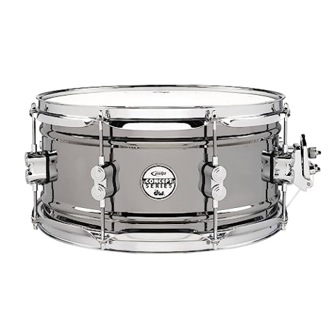 PDP Concept Series Metal Snare, 13" x 6.5" Black Nickel Over Steel