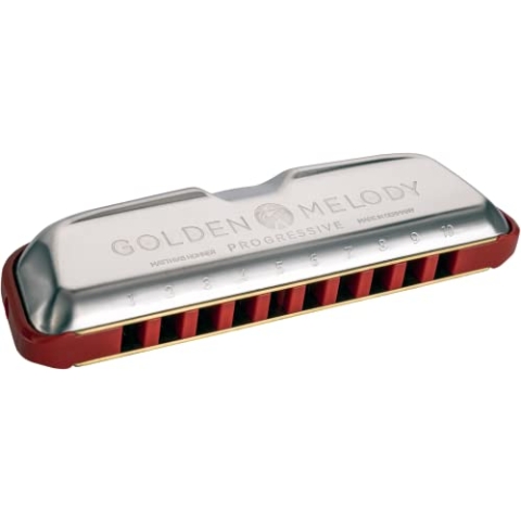 HOHNER Mundharmonika, Golden Melody Progressive, B