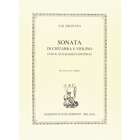 Giovanni Battista Granata-Sonata Di Chittarra E Violino Con Il Suo B.C.-Mixed Ensemble-SCORE