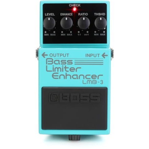 BOSS LMB-3 Bass Limiter/Enhancer Pedal, für erhöhte Klarheit und Präsenz im Bassbereich