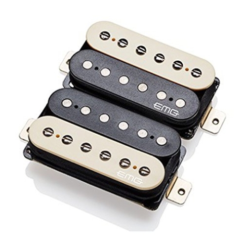 EMG Tonabnehmer Retro Active Super 77-F Set Zebra