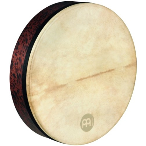 Meinl Percussion FD18T-D Deep Shell Tar, Frame Drum mit Ziegenfell, 45,72 cm (18 Zoll) Durchmesser, brown burl