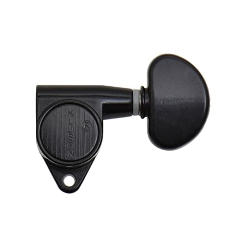 Kluson MG33B Round Backs Grover-Style 3+3 Black - Gitarren Mechanik