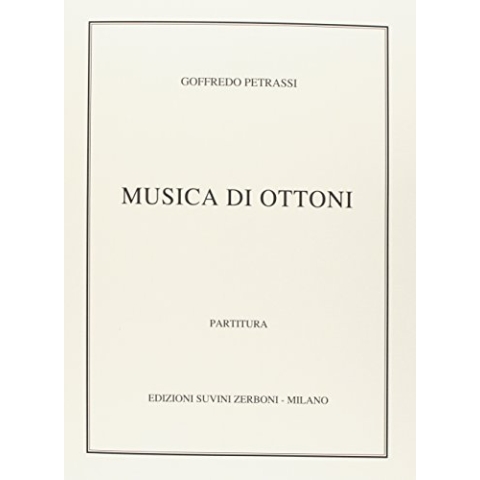 Goffredo Petrassi-Musica Di Ottoni-Blechbläserensemble-SCORE
