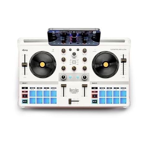 Hercules DJControl Mix Ultra – Mobiler DJ-Controller für Smartphones (iOS/Android)