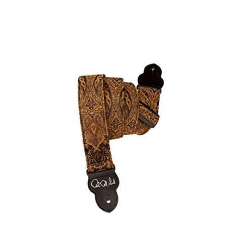 PRS - Paisley Strap Brown (100153:002:), Schultergurt, Paisley Stickerei mit Nylonrücken