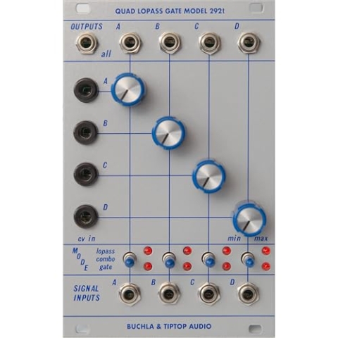 Tiptop Audio Model 292t Quad Lopass Gate - Filter Modular Synthesizer