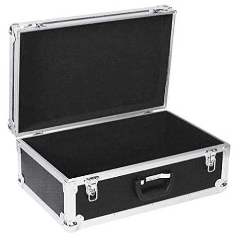 ROADINGER Universal-Koffer-Case Tour Pro schwarz | Flightcase Tour Pro | Schaumstoffgepolsterter Innenraum