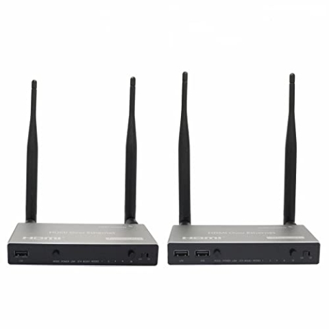 Swallows Kabelloser HDMI-Video-Extender, 200 m, Transceiver, Dualband-Übertragung, 2,4 G + 5 G, unterstützt einen TX auf mehrere RX und mehrere TX auf einen RX (TX+RX)