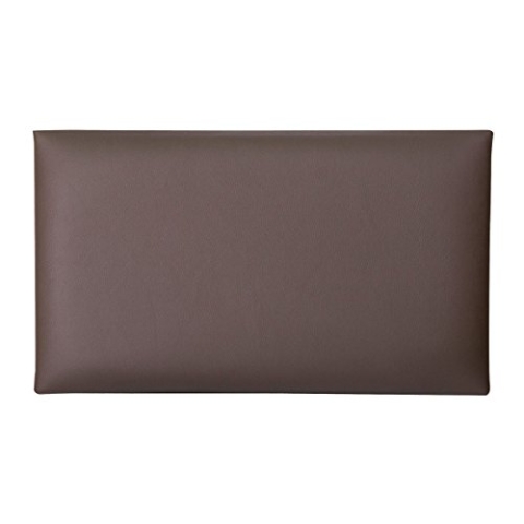 K&M 13841 Sitzpolster Braun - Leder-Polstersitz mit breiter Sitzfläche für K&M Keyboard- und Klavierbank