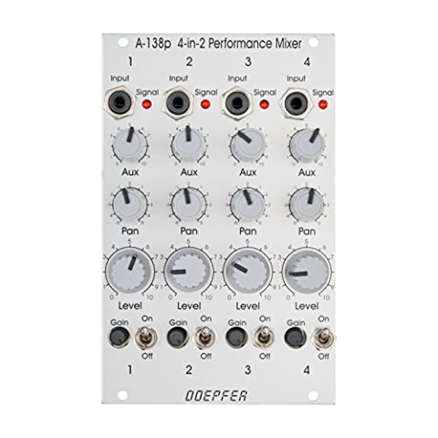 Doepfer A-138p Performance Mixer Input - Mixer Modular Synthesizer