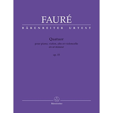 Quartett op.15 : für Klavier, Violine, Viola und Violoncello Stimmen
