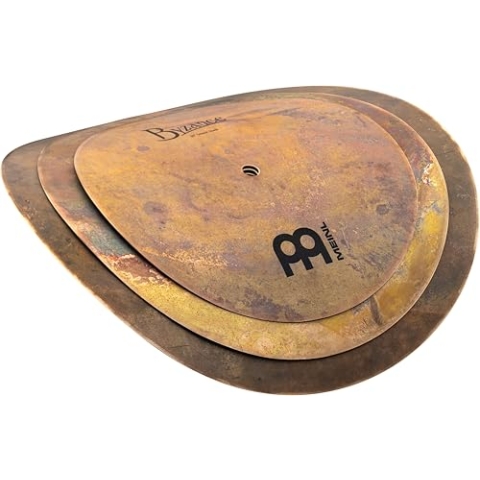 Meinl Cymbals Byzance Smack Stack 10/12/14 Zoll (Video) Schlagzeug Becken (35,56cm) B20 Bronze, Naturbelassenes Finish (B024VSM)
