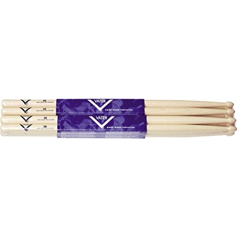 Vater American Hickory 5B (Wood) 4-Pack · Drumsticks