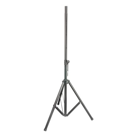 Adam Hall Stands SPS 54 B - Boxenständer, Stahl-Boxenstativ, Mit Sicherungssplint, Belastbarkeit bis zu 35 kg, Stahl, schwarz