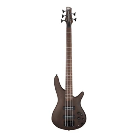 Ibanez SR305EB Standard 5-saitige E-Bassgitarre für Rechtshänder mit Jatoba-Griffbrett, Nyatoh Körper und PowerSpan Dual Coil Tonabnehmer (Walnuss flach)