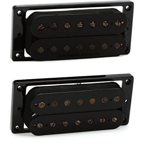 Seymour Duncan Pegasus/Sentient Humbucker Set, 7-String, Passive Mount, Uncovered - Black