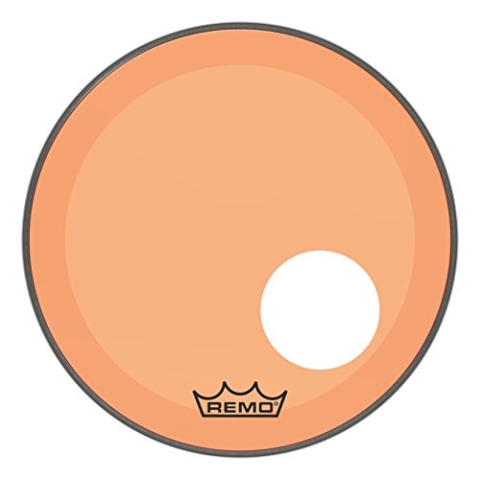 Remo Schlagzeugfell Colortone Powerstroke 3 clear ported 18" P3-1318-CT-OGOH orange
