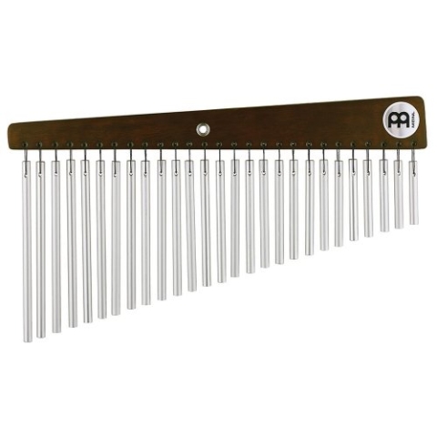 Meinl Percussion Vintage Series Chime - Kleines Musikinstrument mit 27 Klangstäben - 1-reihig - Holz und Aluminium, Braun und Silber (CH27VWB)