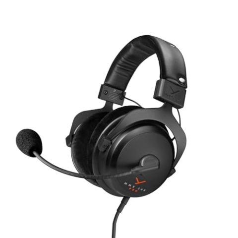 beyerdynamic MMX 300 PRO Gaming Headset mit STELLAR.45 Treiber und Kondensatormikrofon, kabelgebundenes Gaming Headset geeignet für PC, Xbox, Playstation und Nintendo Switch Handmade in Germany