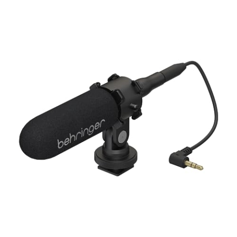 Behringer Video Camera Condenser Microphone VIDEO MIC, Schwarz