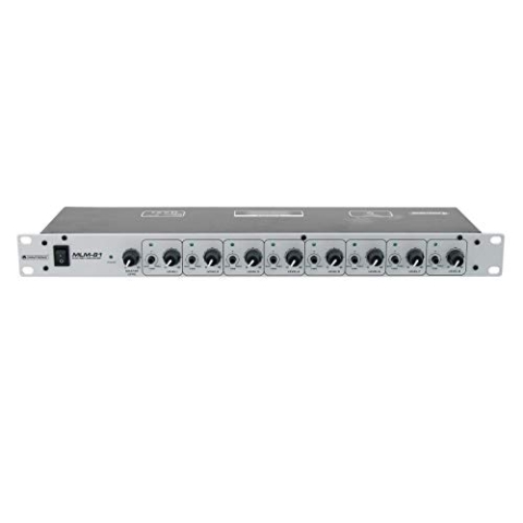 OMNITRONIC MLM-81 Mikrofon-Line-Mixer | Mikrofon-Line-Mischer, 8 Kanäle