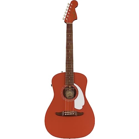 Fender Malibu Player WN Fiesta Red - Westerngitarre