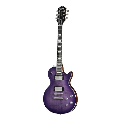 Epiphone Les Paul Modern Figured Purple Burst - Single Cut E-Gitarre
