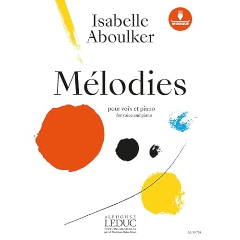 Isabelle Aboulker-Mélodies-VOCAL SCORE